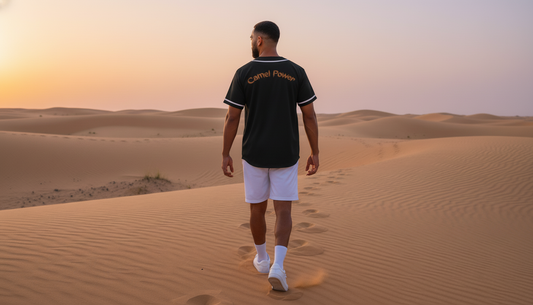 Fitted Contrast Piped Button-Up Jersey