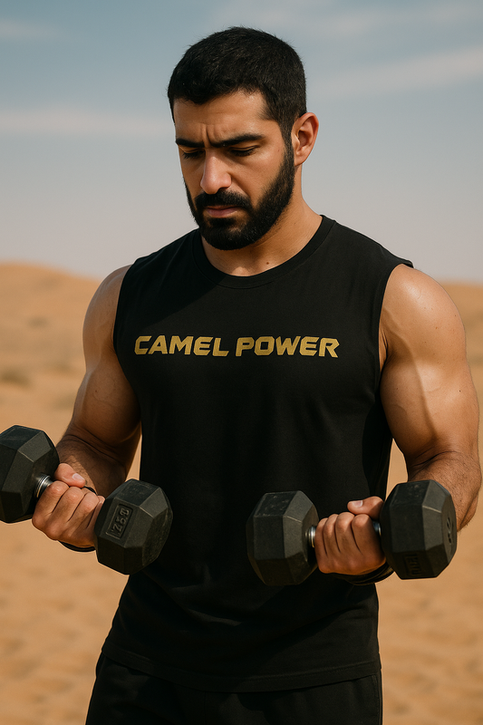 Raw Edge Cotton Tank Top