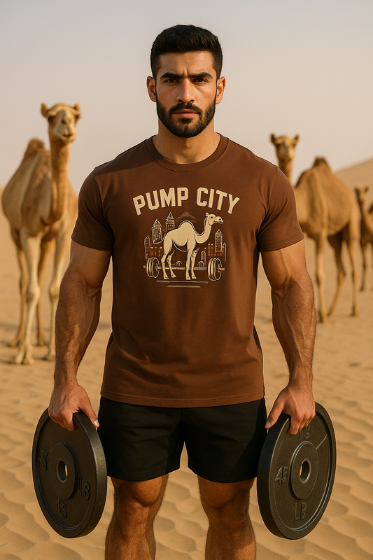 pump city fitted T-Shirt