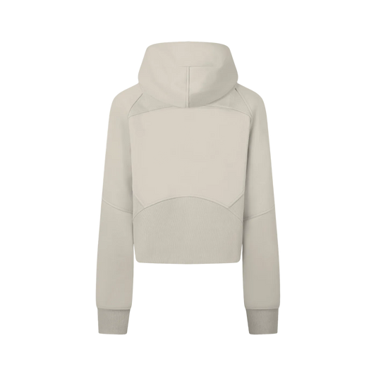 Cropped Zip-Through Hoodie